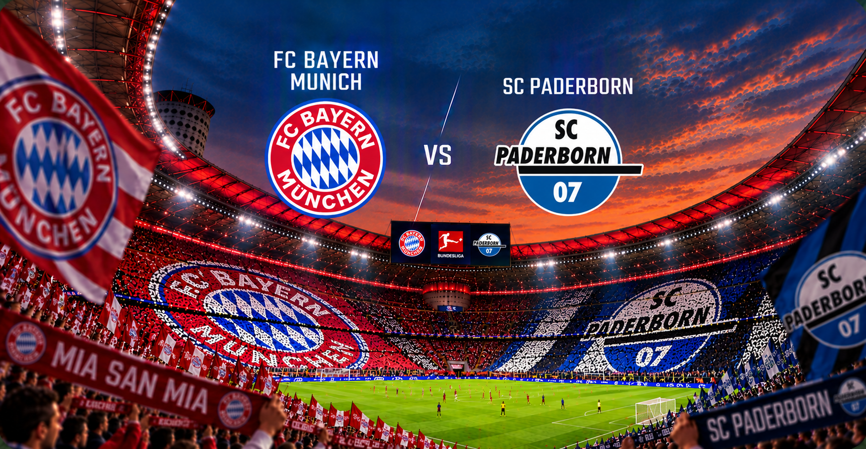 FC Bayern Munich vs SC Paderborn