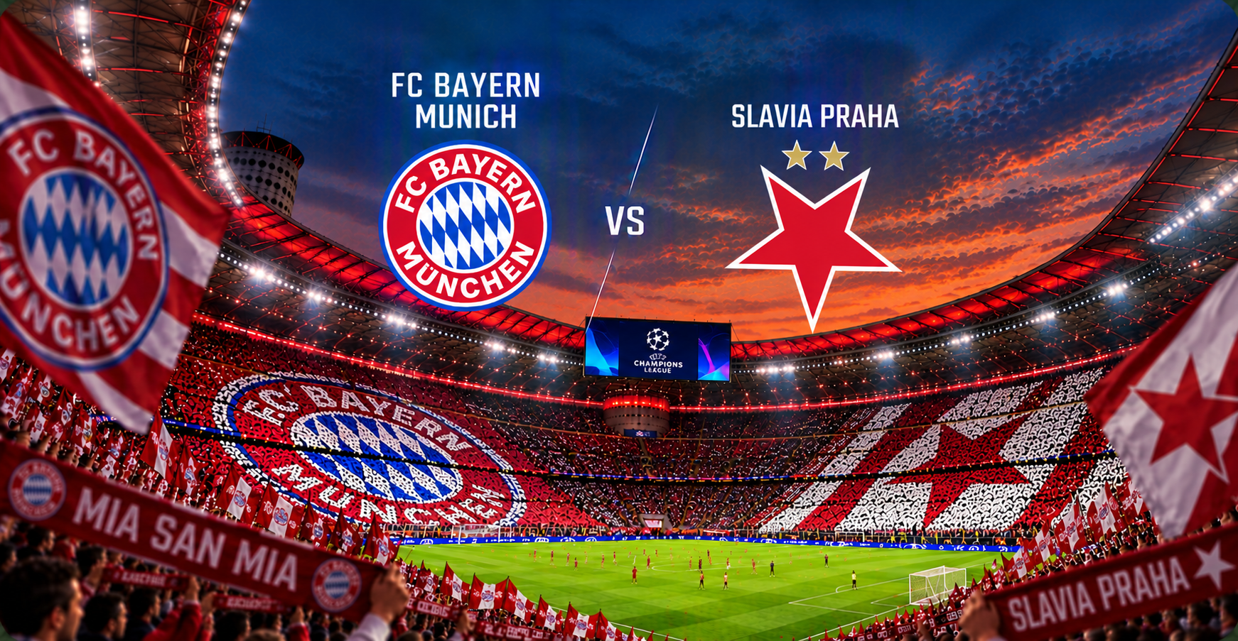 FC Bayern Munich vs Slavia Praha