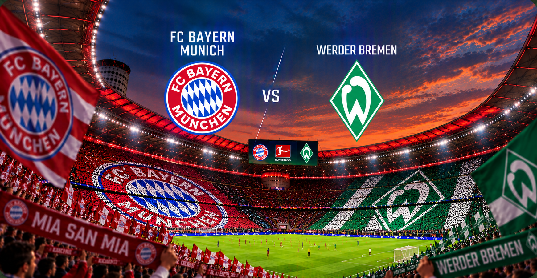 FC Bayern Munich vs Werder Bremen