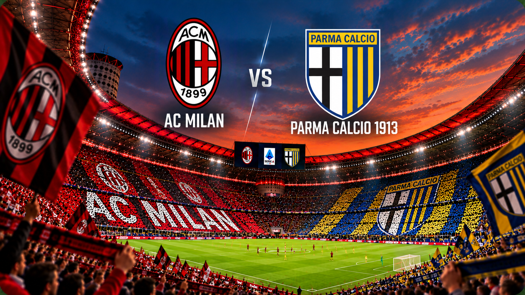 AC Milan vs Parma Calcio 1913