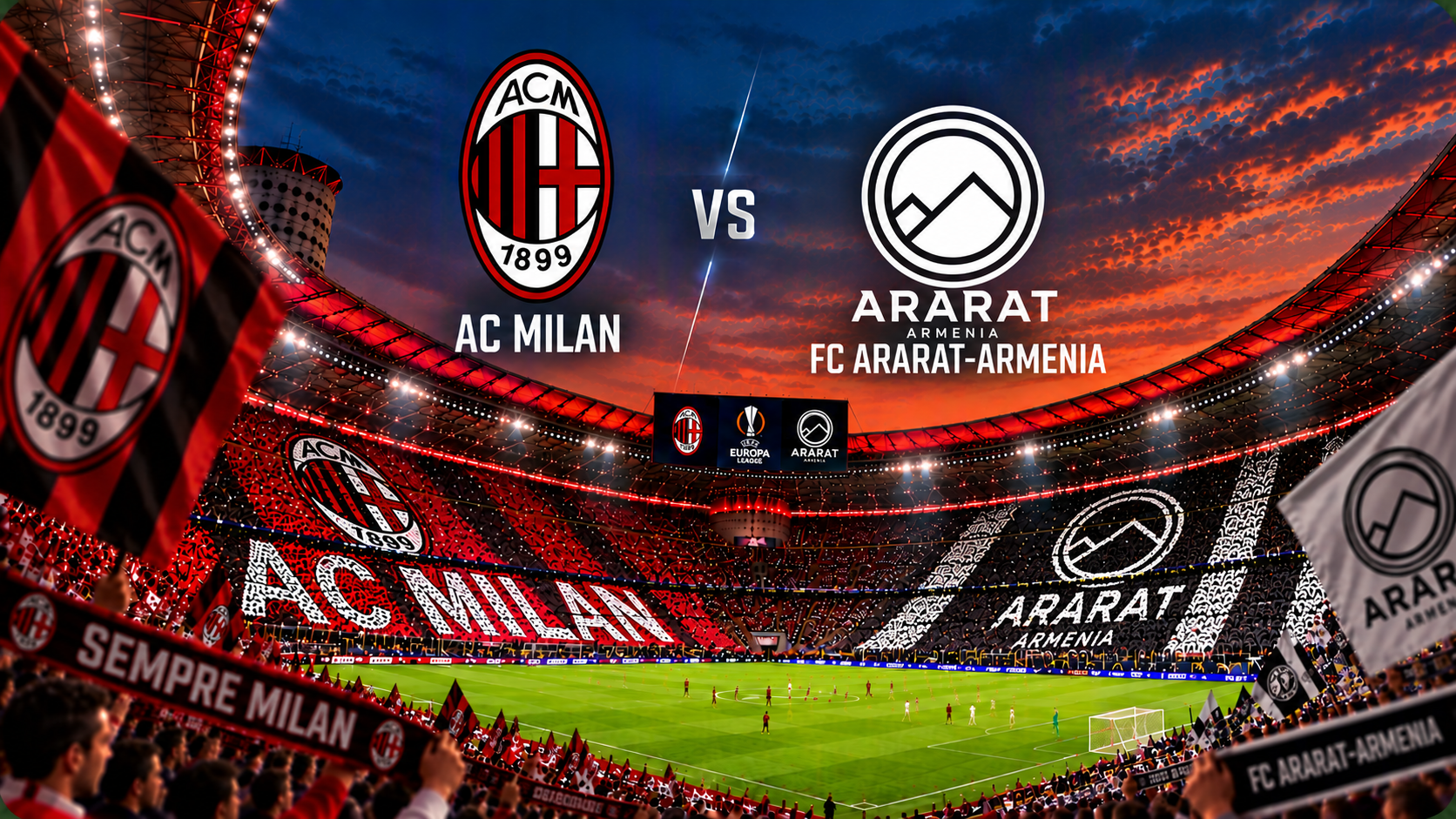 AC Milan vs FC Ararat-Armenia