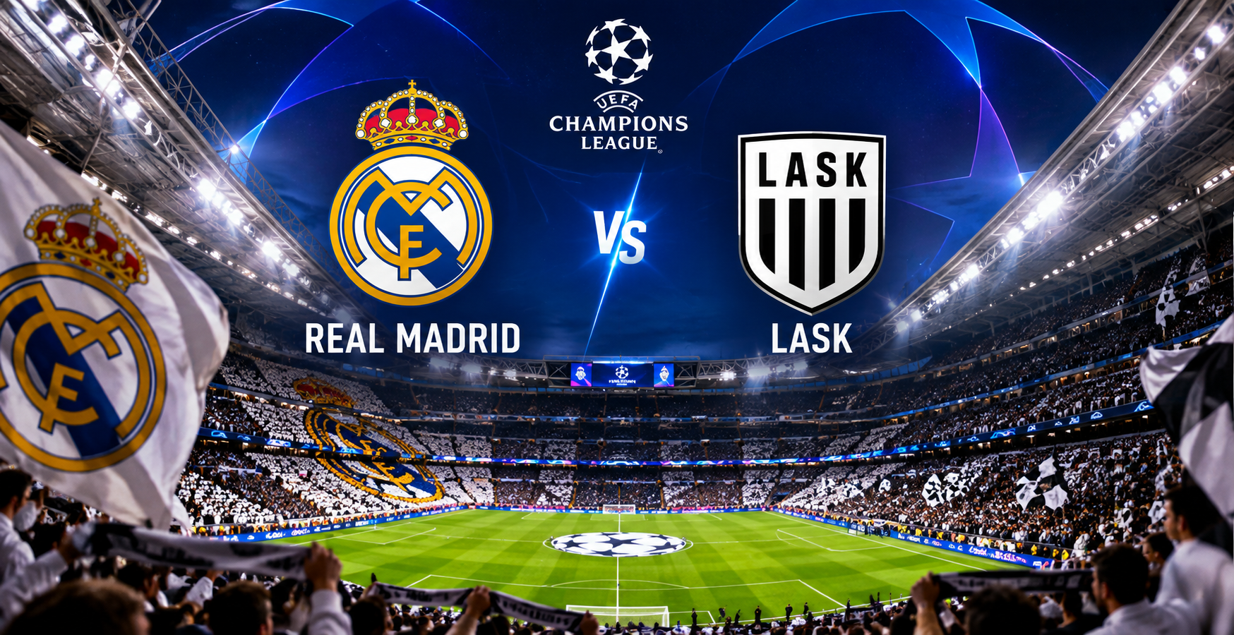 Real Madrid - Lask UCL